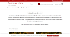 Desktop Screenshot of geschenkeloesch.de